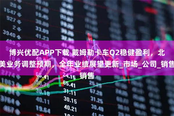 博兴优配APP下载 戴姆勒卡车Q2稳健盈利，北美业务调整预期，全年业绩展望更新_市场_公司_销售