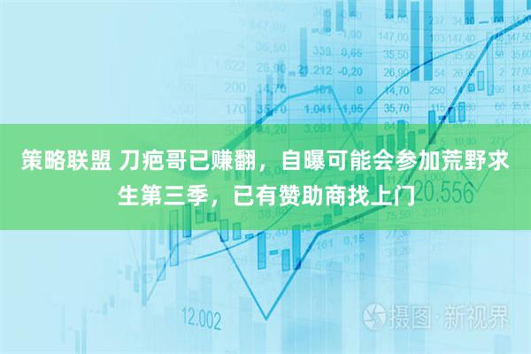 策略联盟 刀疤哥已赚翻，自曝可能会参加荒野求生第三季，已有赞助商找上门